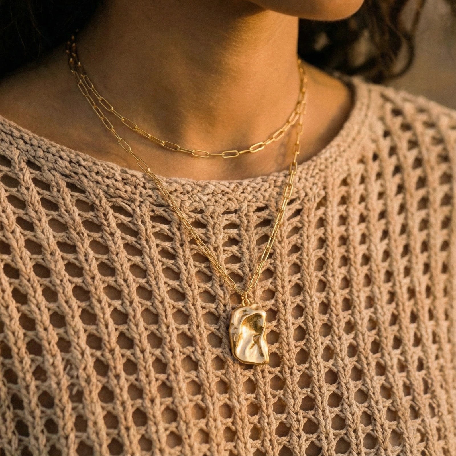 Molten Dreams Necklace by NÓDRÉ
