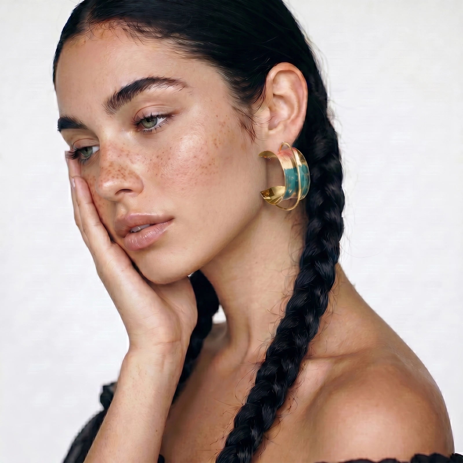 Sunset Mirage Hoops by NÓDRÉ