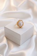 Baroque Pearl Crown Ring