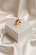 Golden Tide Pearl Ring