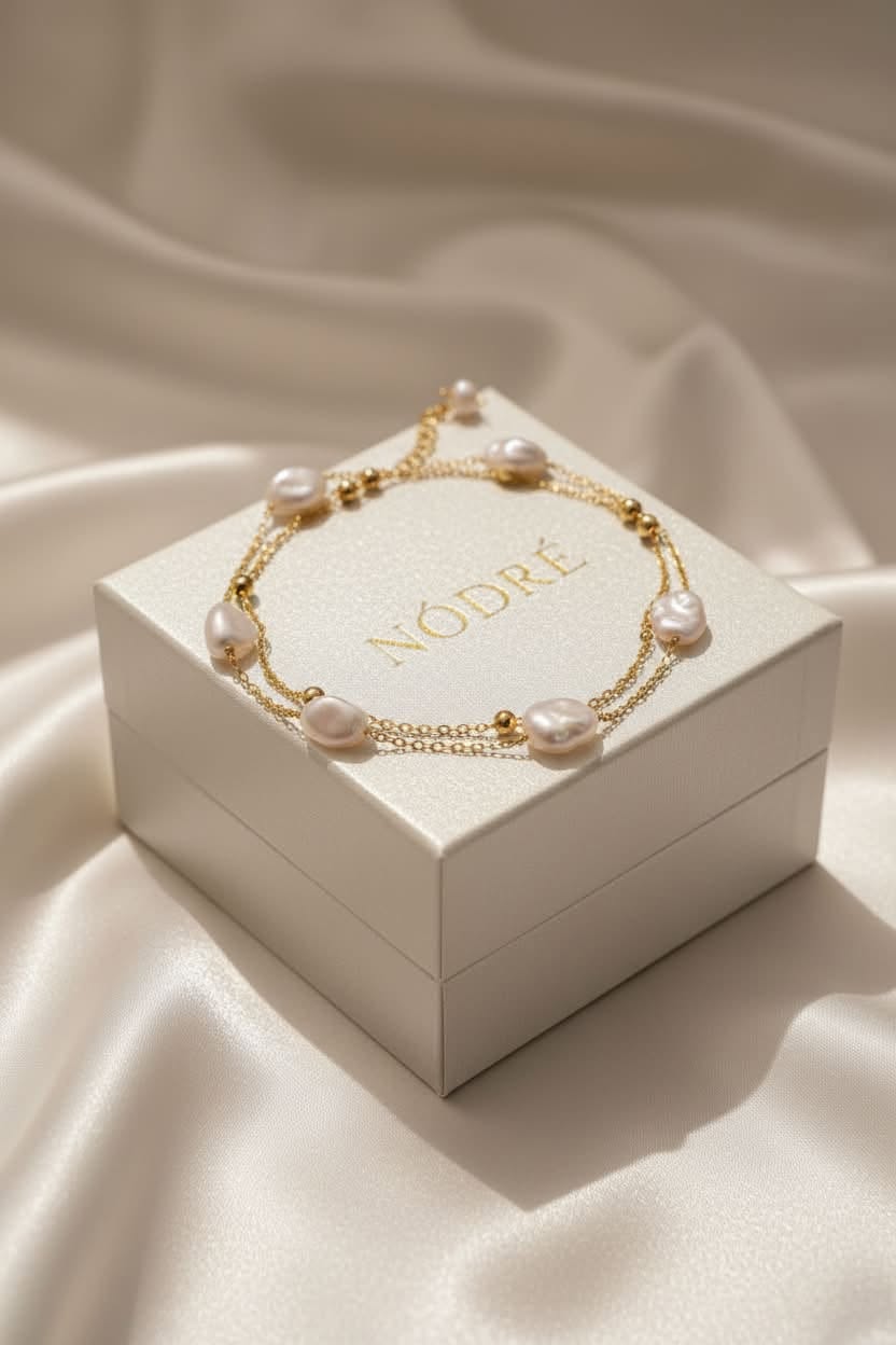 Baroque Pearl Layered Bracelet