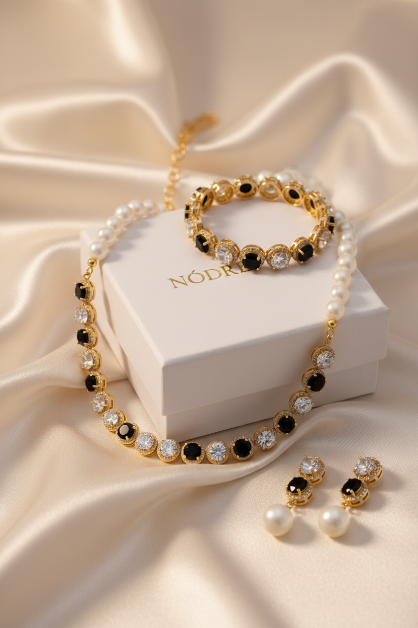 Black & White Crystal Set - Realistic