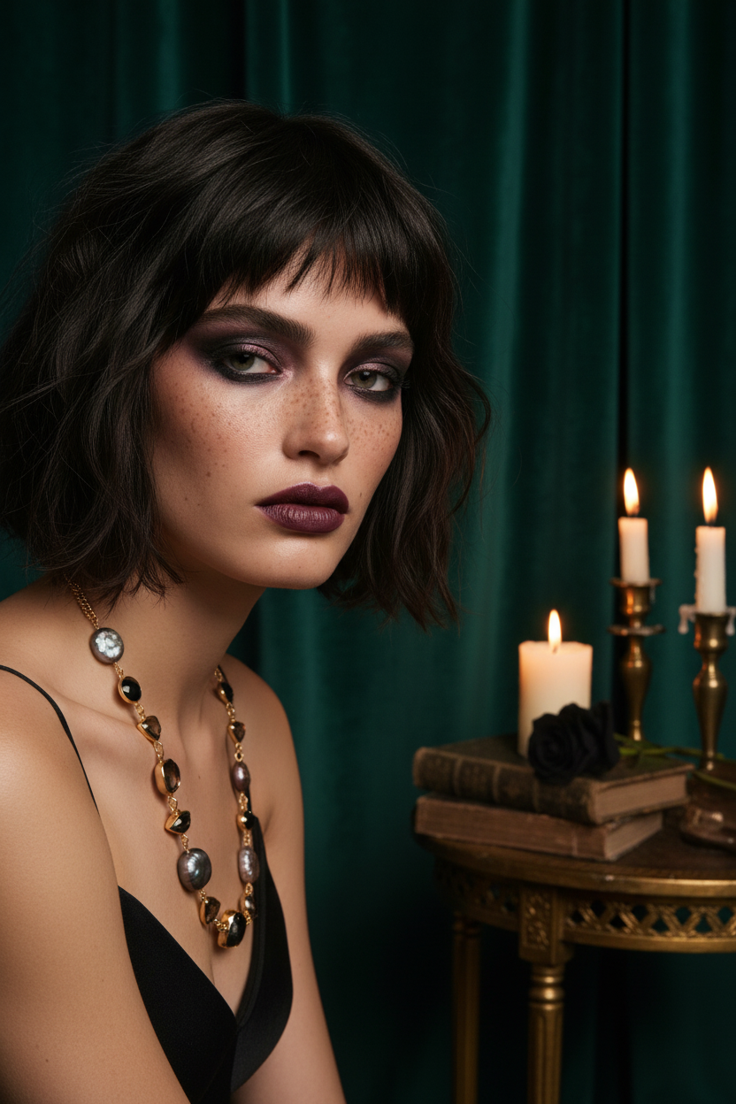Dark Romance Necklace Editorial