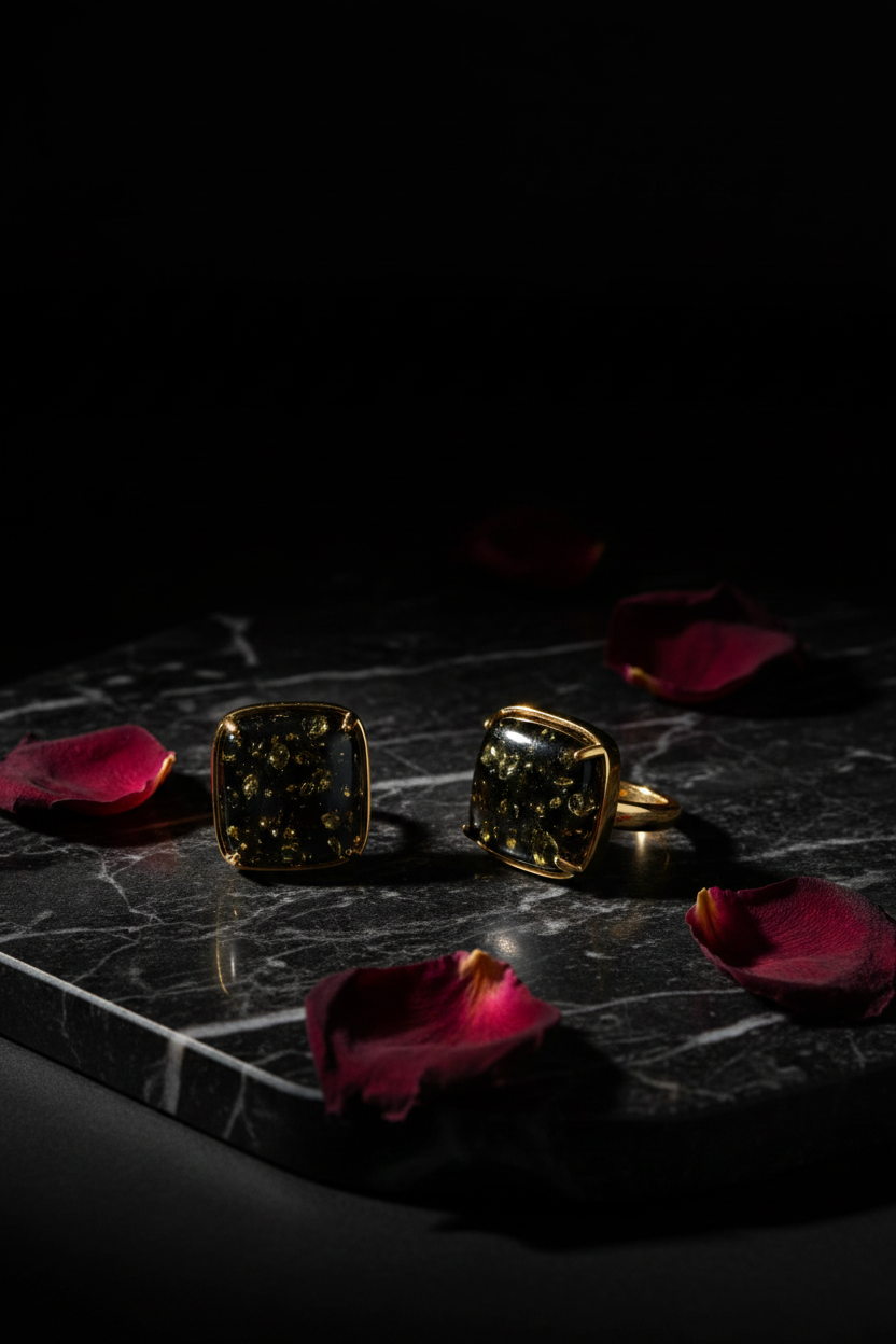 DR-3 Raw Gemstone Earrings