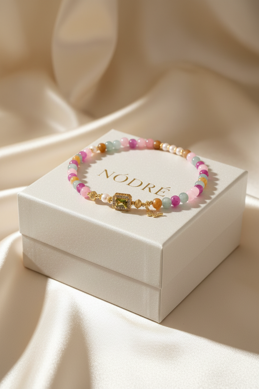 Rainbow Flutter Bracelet by NÓDRÉ