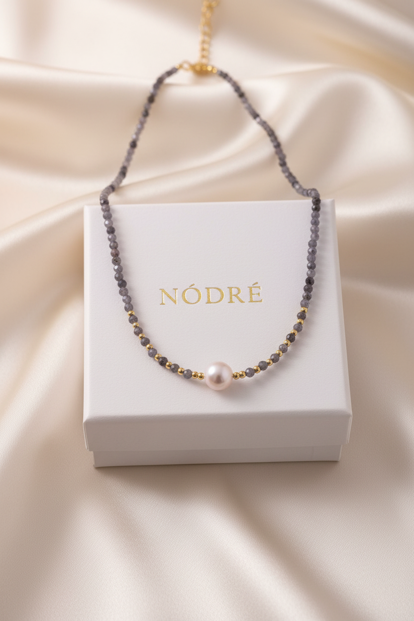 Grey Labradorite Pearl Scene