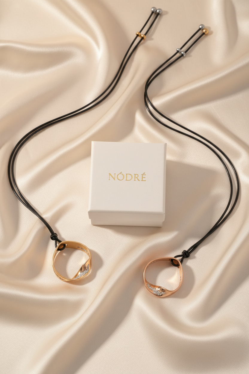 Möbius Cord Necklaces Scene